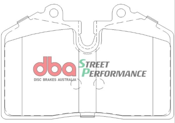 DB1356SP.jpg DBA Street Performance Front or Rear Brake Pad Set 97.7 x 65.5 x 16.5mm for Ariel Atom / Audi RS2 8C & More