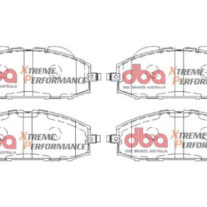 DB1361SP.jpg DBA Street Performance Front Brake Pad Set for Nissan Patrol Y61