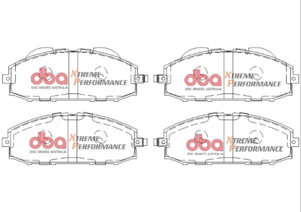 DBA 4000 Series T3 Slotted Front Disc & Xtreme Performance Pad Kit 306mm for Nissan Patrol Y61