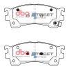 DBA Street Series Ceramic Front Brake Pad Set 131.6 x 51.5 x 14.2mm for Ford Probe / Ford Telstar & More