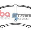 DBA Street Series Ceramic Front Brake Pad Set 137.9 x 53.7 x 16.6mm for Subaru Impreza / Subaru Legacy BD5 & More