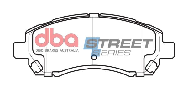 DBA Street Series Ceramic Front Brake Pad Set 137.9 x 53.7 x 16.6mm for Subaru Impreza / Subaru Legacy BD5 & More