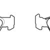 DBA Street Series Ceramic Front Brake Pad Set 156.4, 156.5 x 63.6, 63.4 x 18.8mm for BMW 3 Series (E46) 330 / BMW 3 Series (X 4WD E46) 330 & More
