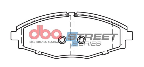 DB1368SS.jpg DBA Street Series Ceramic Front Brake Pad Set 127.0 x 48.4 x 15.0mm for Chevrolet Matiz / Daewoo Lanos / Daewoo Matiz