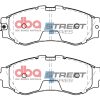 DBA Street Series Ceramic Front Brake Pad Set 143.2 x 51.3 x 16.6mm for Chevrolet Evanda / Daewoo Evanda & More