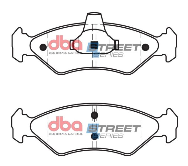 DB1373SS.jpg DBA Street Series Ceramic Front Brake Pad Set 140.2, 141.3 x 44.5, 44.5 x 15.9mm for Ford Courier / Ford Fiesta & More