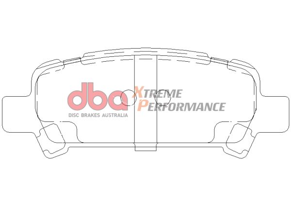 DB1379XP.jpg DBA 4000 Series T3 Slotted Rear Disc & Xtreme Performance Pad Kit 290mm for Subaru Legacy