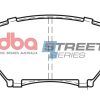DBA Street Series Ceramic Front Brake Pad Set for Mazda MX5 (Mk2) (NB) Sport