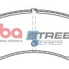 DBA Street Series Ceramic Front Brake Pad Set 139.2 x 58.6 x 14.8mm for Mazda E2000 Panel Van / Mazda E2200 Panel Van & More