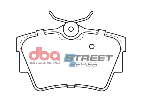 DB1389SS.jpg DBA Street Series Ceramic Rear Brake Pad Set 94.9 x 57.3 x 15.7mm for Fiat Talento / Nissan NV300 & More