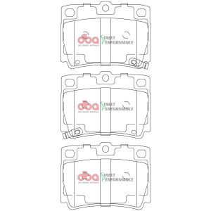 DBA Street Performance Rear Brake Pad Set for Mitsubishi Challenger / Mitsubishi Shogun Sport