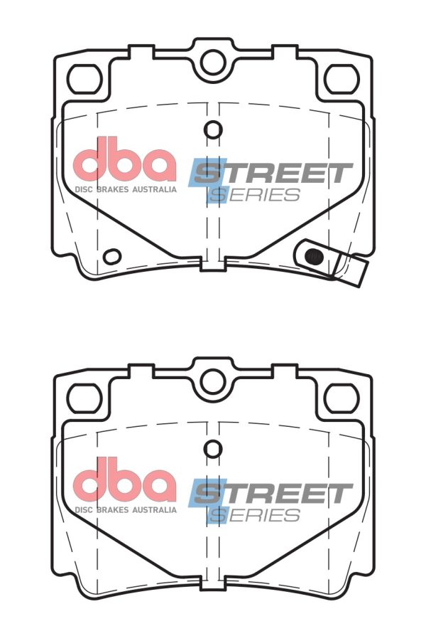 DB1390SS.jpg DBA Street Series Ceramic Rear Brake Pad Set for Mitsubishi Challenger / Mitsubishi Shogun Sport
