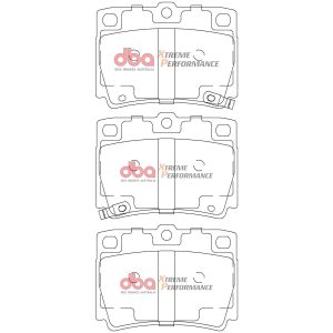DBA Xtreme Performance Rear Brake Pad Set for Mitsubishi Challenger / Mitsubishi Shogun Sport