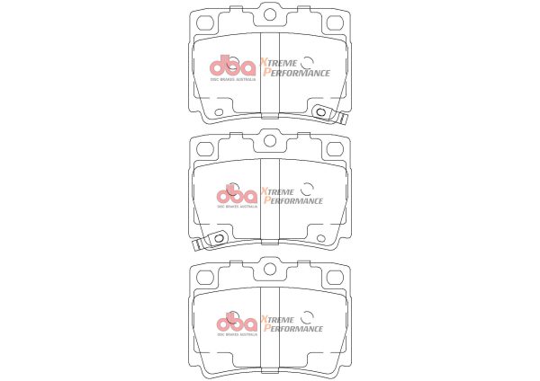 DBA Xtreme Performance Rear Brake Pad Set for Mitsubishi Challenger / Mitsubishi Shogun Sport