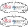 DBA Street Series Ceramic Front Brake Pad Set 148.9 x 58.7 x 17.0mm for Honda Accord / Honda Civic (7th Gen) EV1 & More