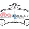 DBA Street Series Ceramic Front Brake Pad Set 130.0 x 72.7 x 15.0mm for Mitsubishi Carisma / Mitsubishi Colt & More