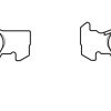 DB1403SS.jpg DBA Street Series Ceramic Front Brake Pad Set 155.1, 156.5 x 68.7, 63.4 x 19.5mm for Chrysler Crossfire / Mercedes CLK (C208) CLK200 Convertible & More