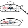 DB1406SS.jpg DBA Street Series Ceramic Front Brake Pad Set 188.0, 188.0 x 77.1, 58.9 x 16.3, 15.3mm for Mercedes M-Class (W163) ML230 / Mercedes M-Class (W163) ML270 & More