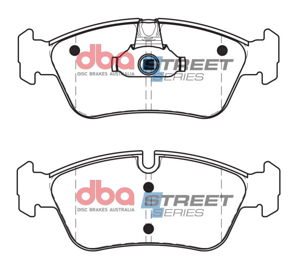 DBA Street Series Ceramic Front Brake Pad Set 150.4, 151.5 x 57.6, 57.6 x 16.0mm for BMW 3 Series (E46) 316 / BMW 3 Series (E46) 318 & More
