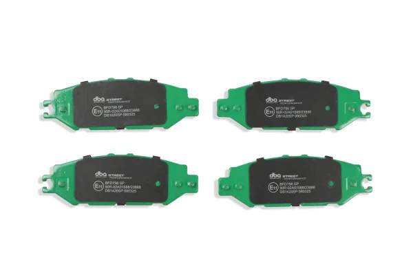 DBA Street Performance Rear Brake Pad Set 122.16 x 41 x 15.5mm for Lexus Aristo / Lexus GS300 & More