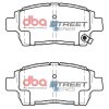 DBA Street Series Ceramic Front Brake Pad Set 116.4, 116.4 x 51.4, 54.5 x 15.9mm for Toyota Celica ZZT230 / Toyota MR2 (Mk3) & More