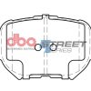 DBA Street Series Ceramic Front Brake Pad Set 117.5 x 58.7 x 17.4mm for Toyota Altezza GXE10 / Toyota Altezza SXE10 & More
