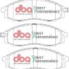 DBA Street Series X-Gold Drilled & Slotted Front Disc & Street Performance Pad Kit 295.6mm for Nissan NP300 D40