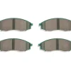 DBA Street Series X-Gold Drilled & Slotted Front Disc & Street Performance Pad Kit 295.6mm for Nissan NP300 D40