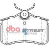 DBA Street Series Ceramic Rear Brake Pad Set 87.1 x 52.8 x 16.5mm for Audi A1 8X / Audi A1 GB & More