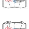 DBA Street Series Ceramic Front Brake Pad Set 117.9 x 71.3 x 15.7mm for Mercedes C-Class (W203) / Mercedes C-Class (W203) C30 TD AMG & More