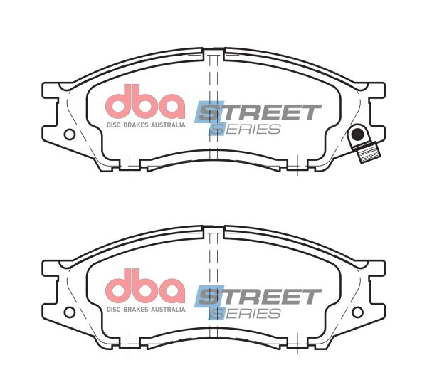 DBA Street Series Ceramic Front Brake Pad Set for Nissan Pulsar