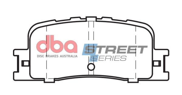 DB1463SS.jpg DBA Street Series Ceramic Rear Brake Pad Set 93.1 x 37.8 x 14.4mm for Toyota Camry / Toyota Camry (MCV30) & More