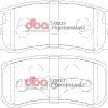 DBA Street Series X-Gold Drilled & Slotted Rear Disc & Street Performance Pad Kit 300 x 22mm for Mitsubishi Pajero & Shogun