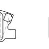 DB1464SS.jpg DBA Street Series Ceramic Rear Brake Pad Set 91.2 x 44.9 x 15.5mm for Chrysler Sebring / Citroen C-Crosser & More