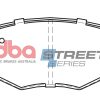 DB1479SS.jpg DBA Street Series Ceramic Front Brake Pad Set 148.6 x 60.5 x 17.1mm for Ford Mondeo Estate (Mk3) / Ford Mondeo Hatchback (Mk3) & More