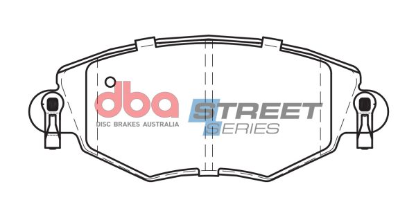 DB1479SS.jpg DBA Street Series Ceramic Front Brake Pad Set 148.6 x 60.5 x 17.1mm for Ford Mondeo Estate (Mk3) / Ford Mondeo Hatchback (Mk3) & More