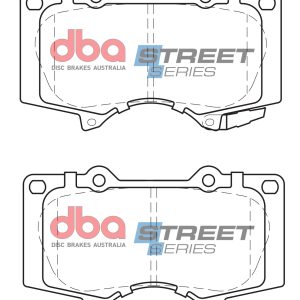 DB1482SS.jpg DBA Street Series Ceramic Front Brake Pad Set 134.6 x 77.1 x 16.7mm for Mitsubishi Pajero & Shogun / Toyota FJ Cruiser & More