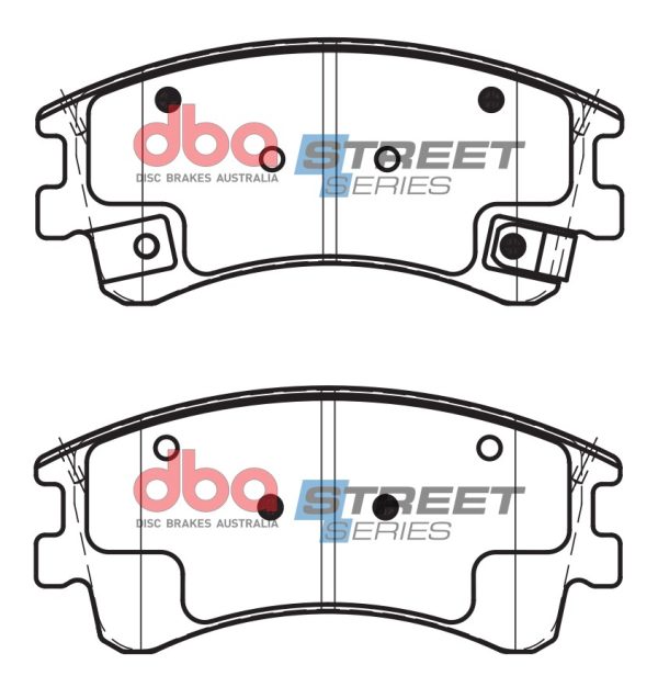 DBA Street Series Ceramic Front Brake Pad Set for Mazda 6 GG / Mazda 6 GY