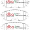 DBA Street Performance Front Brake Pad Set 137.1 x 56.8 x 16.8mm for Subaru BRZ / Subaru Forester & More