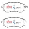 DBA Street Series Ceramic Front Brake Pad Set 137.1 x 56.8 x 16.6mm for Subaru BRZ / Subaru Forester & More