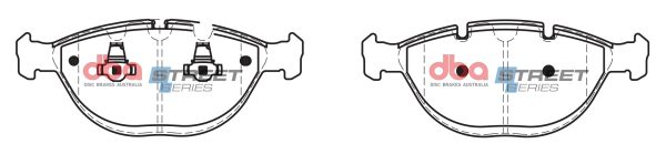 DB1495SS.jpg DBA Street Series Semi-Metallic Front Brake Pad Set for BMW X5 (E53)