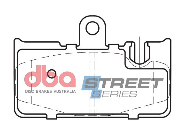 DBA Street Series Ceramic Rear Brake Pad Set for Lexus LS430 (XF30) / Lexus RX300