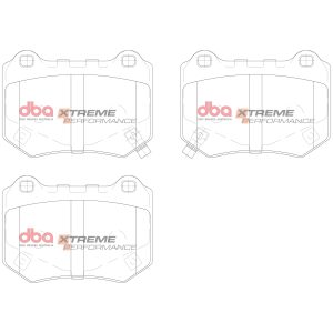 DBA Xtreme Performance Rear Brake Pad Set for Subaru WRX STi