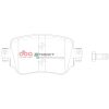 DBA Street Performance Rear Brake Pad Set 104.1 x 52.1 x 15.9mm for Audi A1 8X / Audi A1 GB & More