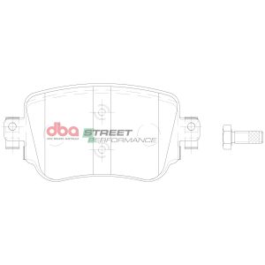 DB15009SP.jpg DBA Street Performance Rear Brake Pad Set 104.1 x 52.1 x 15.9mm for Audi A1 8X / Audi A1 GB & More