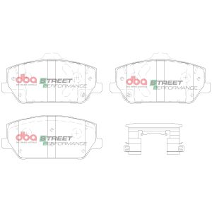 DBA Street Performance Front Brake Pad Set for Hyundai i-30 N PD / Hyundai Kona N