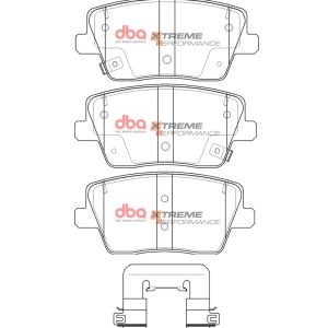 DBA Xtreme Performance Rear Brake Pad Set for Hyundai i-30 N PD / Hyundai Kona N