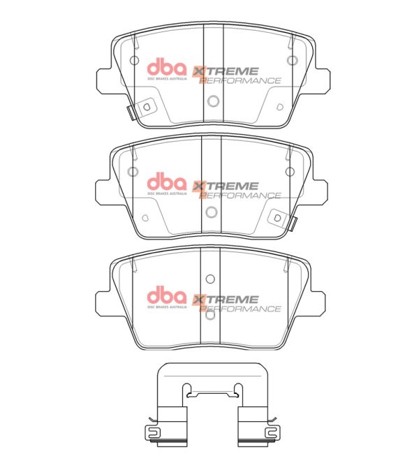 DB15013XP.jpg DBA 4000 Series T3 Slotted Rear Disc & Xtreme Performance Pad Kit 314mm for Hyundai i-30 N PD / Hyundai Kona N