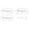 DBA Xtreme Performance Front Brake Pad Set 163.4 x 69.7 x 20.0mm for Mercedes X-Class / Nissan Navara
