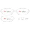 DBA Street Performance Rear Brake Pad Set 112.8 x 48.1 x 17.4mm for Mercedes X-Class / Nissan Navara